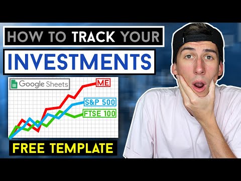 How To Track Your Stock Market INVESTMENTS!!! FREE Google Sheets Template (Comparing To Index's)