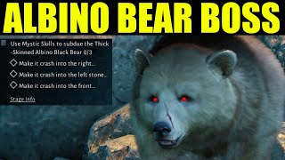 Where winds meet - Use Mystic Skills to subdue the Thick skinned albino black bear