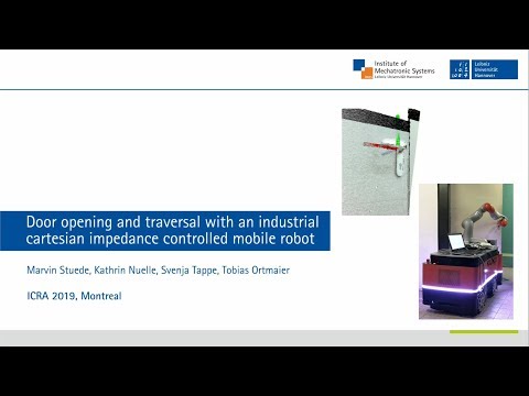 Door opening and traversal with an industrial cartesian impedance controlled mobile robot