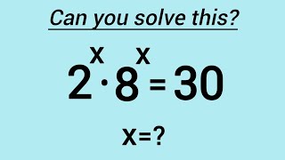 United States | Nice Math Olympiad Algebra Problem | Exponential Problem 