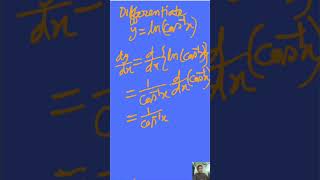 What's the Derivative of ln(cos^-1x)?