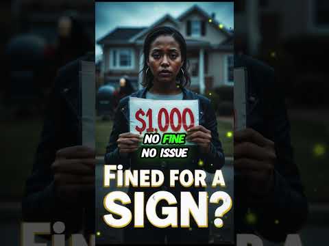 $1,000 Fine for “Black Lives Matter” Sign?!  HOA Took It Too Far.. !! #hoadrama, #shorts, #karen