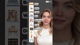 Furniture and Fixtures English vocabulary  #globalcommunication #learningvocabulary