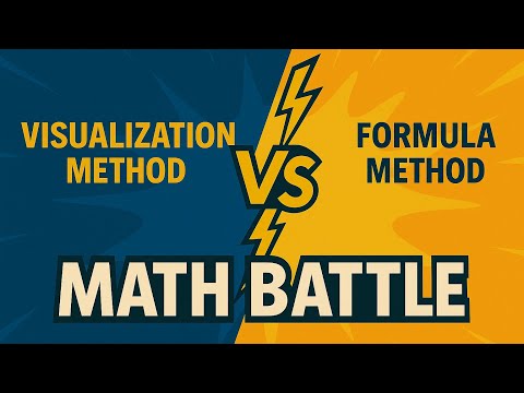 Who wins?? Visualisation vs Formula | Math Battle Ep - 3 | #maths #geometrydash