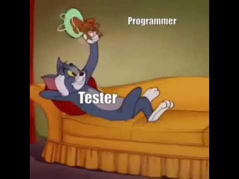 Programming Memes #3 #ProgrammerVsTester #Tom&Jerry #funny #meme #Tom #Jerry #Shorts