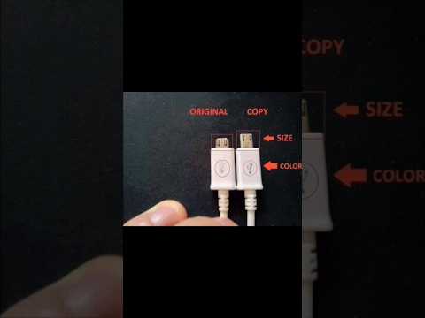 how to check if your charger is original or fake 🤥 💯 different of original and fake