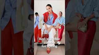 Fresh color combo for spring #springstyle #springtrends #colourcombination #styleafter50