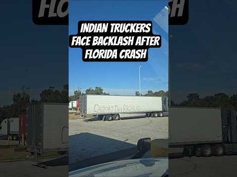 indian truckers in FLORIDA #entertainment #truckdriver #trucking #semi #truck #florida