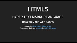 Introduction to HTML tags page layout - HTML5 Tutorial [Part 1 of 6]