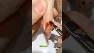 Elegant Marble Nail Art Tutorial | Vintage Brown Gradient Design for Fall