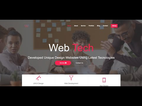 HTML ,CSS ,JS ,BootStrap Website WebTech  | Live link | #html #css #react #bootstrap #programming