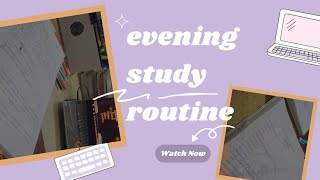 My evening to night study routine 💫#study #2025board #12thgrader #neet2025 #december #productivity