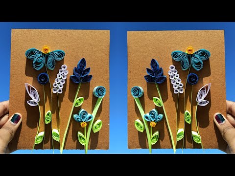Quilling Paper Flower | Paper Quilling DIY | Quilling Garden