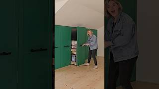 *GENIUS* Slanted Ceiling Storage Solution! | DIY DANIE
