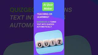 Create Engaging Quizzes Instantly with Quizgecko AI!