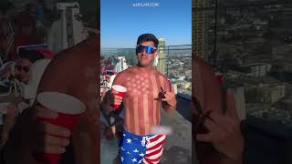 Man Takes Patriotism To New Level With Stars And Stripes Tan 🇺🇸