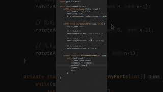 Rotate array  #tricks