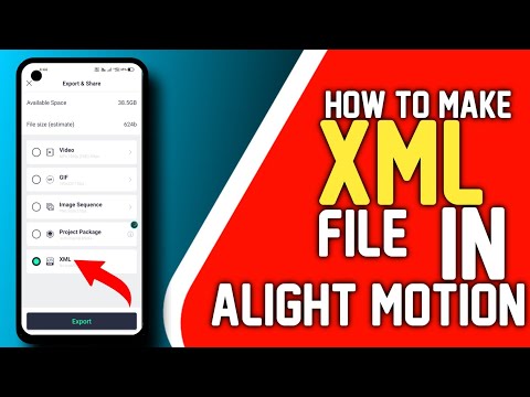 How to import XML file in Alight motion Tutorial  #NewTeach #fontadd