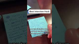 Best interview hack #college #internship #interview #interviewtips #hack #collegestudent
