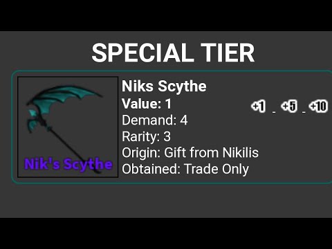 Nik Scythe is 1 VALUE!!!