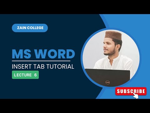 Lecture no 6||MS Word for Beginners - Full Course || MS Word (Insert Tab)  || MS Word lecture no 6