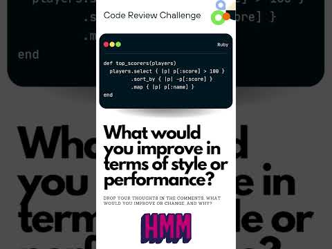 Code Review Challenge 3 | Talk.rb  #bestpractices #ruby #rubyonrails #codereview #coding