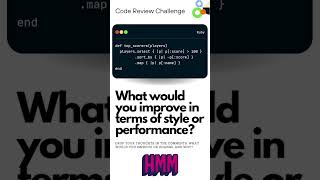 Code Review Challenge 3 | Talk.rb  #bestpractices #ruby #rubyonrails #codereview #coding