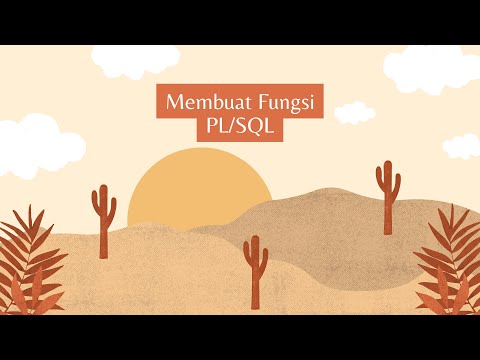 Panduan Membuat Fungsi PL/SQL