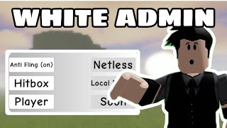 Roblox Script White Admin GUI Script | Fluxus Script ▪Hydrogen script ▪Fluxus script