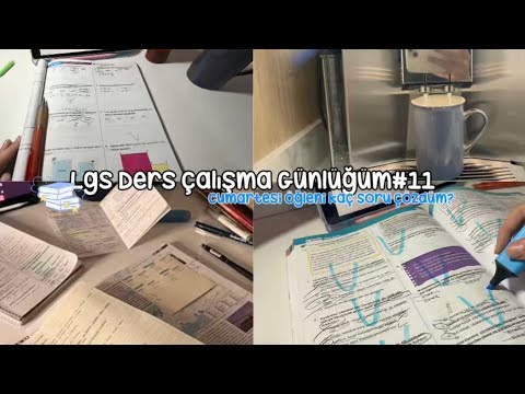 Lgs Ders Çalışma Günlüğüm#11 /cumartesi öğleni neler çözdüm?💖/ #lgsdersçalışmagünlüğüm #keşfet