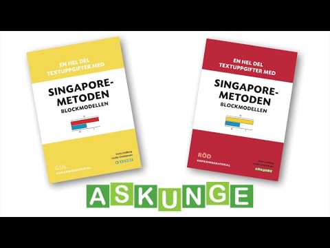 En hel del textuppgifter med Singapore metoden - Blockmodellen