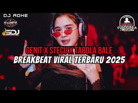 DJ BREAKBEAT VIRAL TERBARU 2025 - DJ GENIT X STECU X TABOLA BALE - DJ ADHE