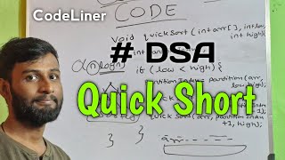 Quick Short ||  Quick Short DSA || #C program || #dsa  || #sortingalgorithm