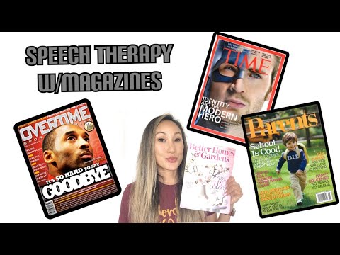 QUARANTINED: Speech therapy with Magazines