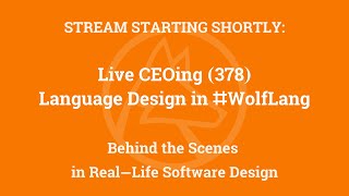 Live CEOing Ep 378: Language Design in Wolfram Language [StorageLocation & TimingFunction | Part 2]
