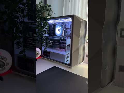 Red and White PC Setup🤩 #gamingsetup #gaming #desksetup #pc #gamingpc
