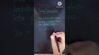 What is prime factorization ? #studywithme #maths #mathematics #education #realnumbers #class10
