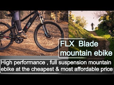 FLX blade mountain bike : electric mountain bike designed as specialized mountain bike for men