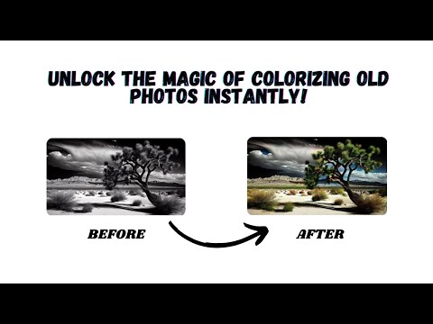 Transform Black-and-White Photos into Stunning Color Instantly!