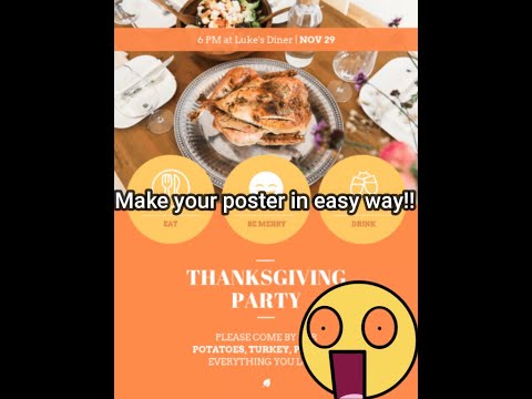 Make Your Poster Online For Free!! Online Poster Makers