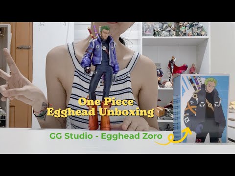 One Piece - 📦 Unboxing Egghead Zoro resin statue| GG Studios | Anime figure