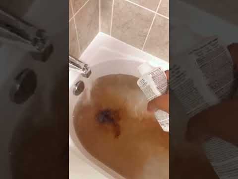 Dying white bed sheet brown | #sonorokate #byingsheets #beddingsets #shorts