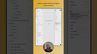How to create a frame in Figma. #figmatips #designwithdestiny