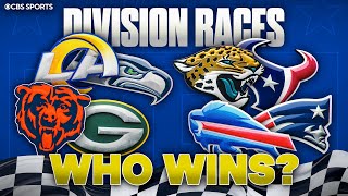 Predicting the Winner of EVERY Tight Division Race in the NFL ✅