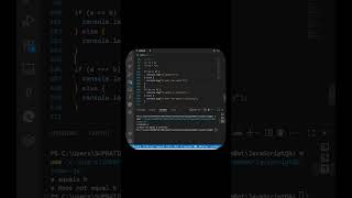 Equality Operator #coding #programminglanguage #javascript #programming