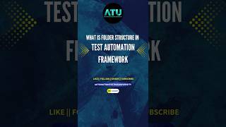 What is folder structure in Test Automation Framework ? #seleniumtesting #automationtesting #viral