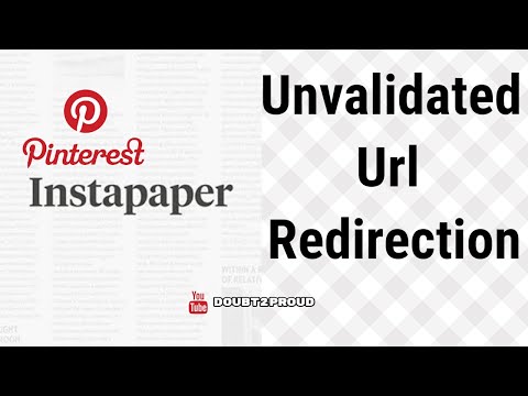 Pinterest | Unvalidated Url Redirection