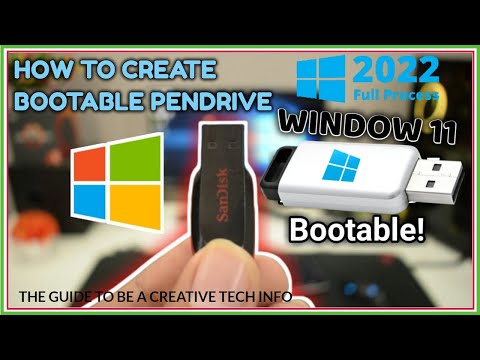 How To Make A Bootable USB Drive of Windows 11 2022 in Easiest way! (Hindi) In Laptop Or PC 💻