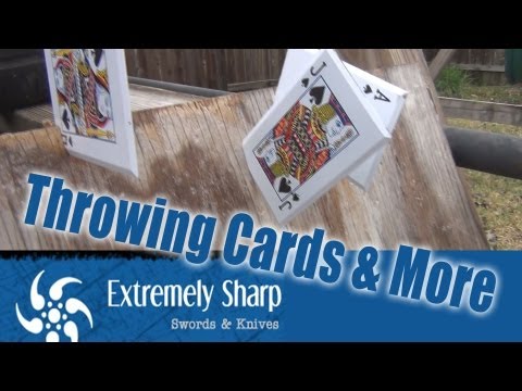 More Weapons! Throwing Cards and More from Extremely-Sharp.com