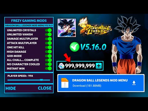Dragon Ball Legends Mod Apk v5.16.0 | Unlimited Chrono Crystals | Dragon Ball Legends Mod Menu 2025